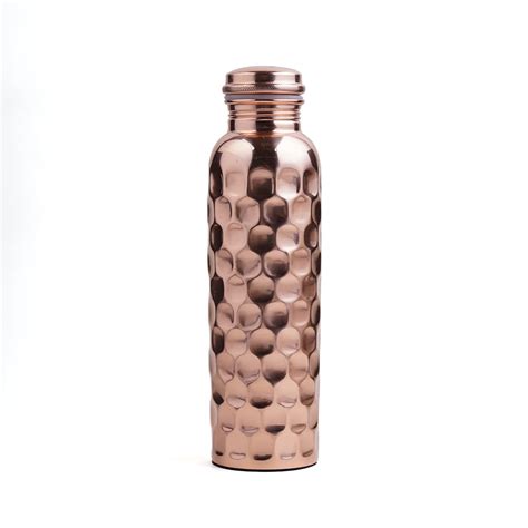 The Indus Valley Diamond Cut Copper Bottle for Home, School, College ...