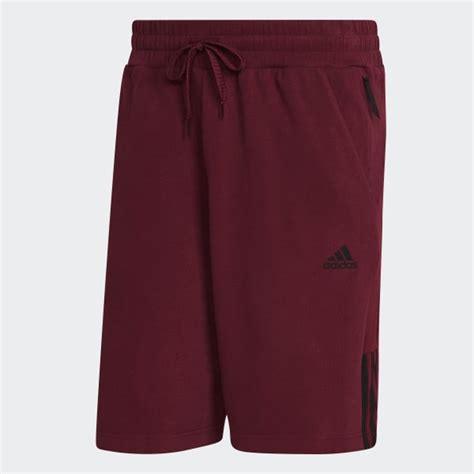 adidas AEROREADY Motion Sport Shorts - Burgundy | Free Shipping with ...