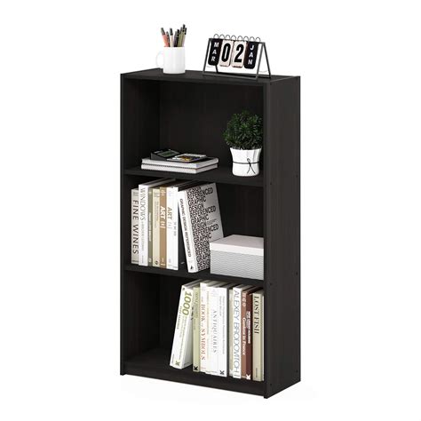 Furinno 99736EX 3 Shelf Storage Racks Shelves Cabinet Bookcase ...