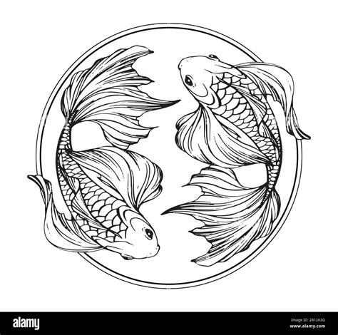 Pisces Art Koi Fish