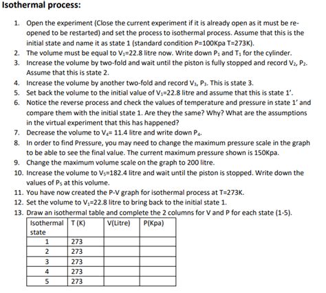 Image result for Experiment for Isothermal Process