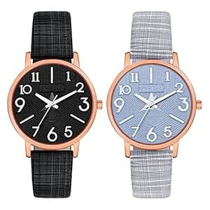 Buy Shocknshop Leather Analouge Multicolor Dial Analog Wrist Watch For ...