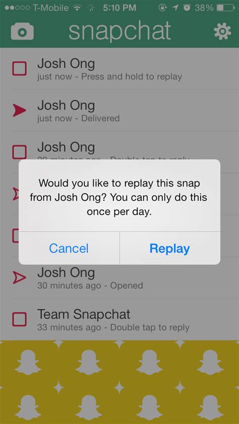 Image result for Snapchat iOS