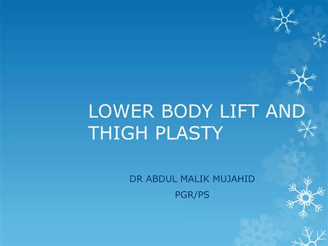 Lower body lifts | PPTX
