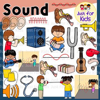 Sound Clipart by Just For Kids．46pcs by Just For Kids | TPT