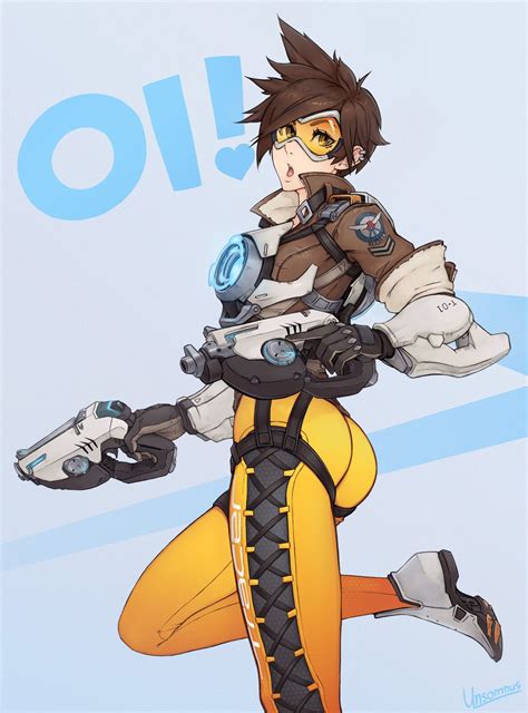 Tracer - Oi!, Unsomnus Unsomnus on ArtStation at https://www.artstation ...