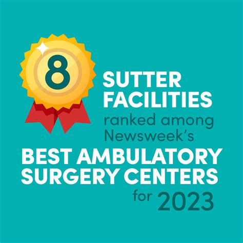 Newsweek Honors Sutter Surgery Centers with Best ASC Awards | Vitals
