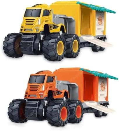 Parshya 1:43 Metal Toys Alloy Diecast Truck Set Toy, Friction Powered ...