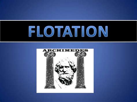 Image result for Flotation Example