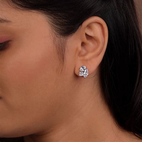 Radiant Petal Cluster Studs – Diamo