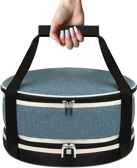 Amazon.com: Vesici Set of 3 12'' Round Pie Holder Insulated Thermal ...