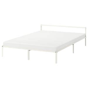GRIMSBU Bed frame, white, 140x200 cm (551/8x783/4") - IKEA