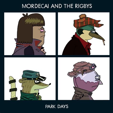 MORDECAI AND THE RIGBYS PARK DAYS / Muscle man :: Benson :: Mordecai ...