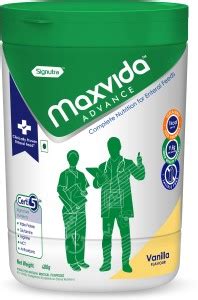 Maxvida Advance Complete Nutrition for enteral Feeds Jar -400g (Vanilla ...