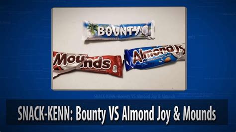 SNACK-KENN: "Bounty VS Almond Joy & Mounds" - YouTube