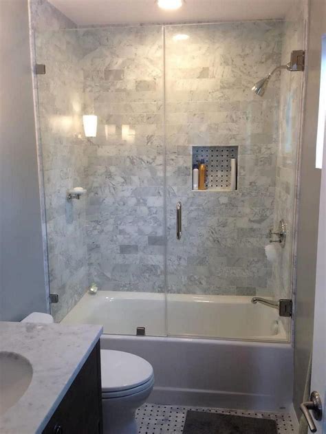 30+ Delightful Bathroom Tub Shower Combo Remodeling Ideas To Try Asap ...