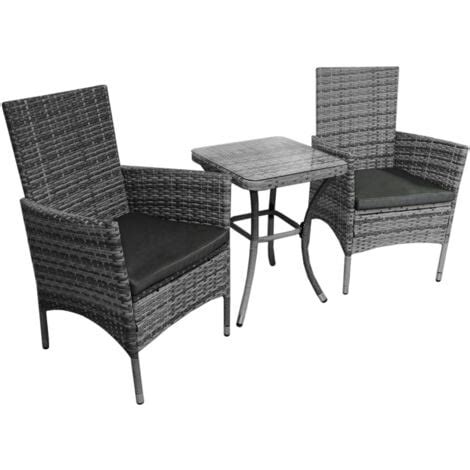 Set 3 Sedie A Dondolo E Tavolino Da Esterno Pieghevoli - Blu, Acciaio E Vetro - Per Giardino E Balcone - Foto 8