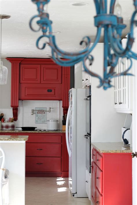 Red Kitchen Cabinets - 28 Red Kitchen Ideas With Red Cabinets Photos ...