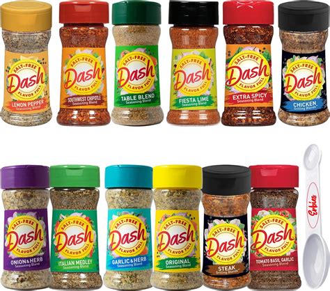 Amazon.com : Mrs Dash Seasoning Salt Free Variety Pack, 12 Bottles ...