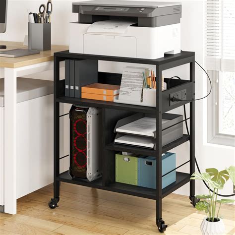 Image result for Computer Table with Printer Stand