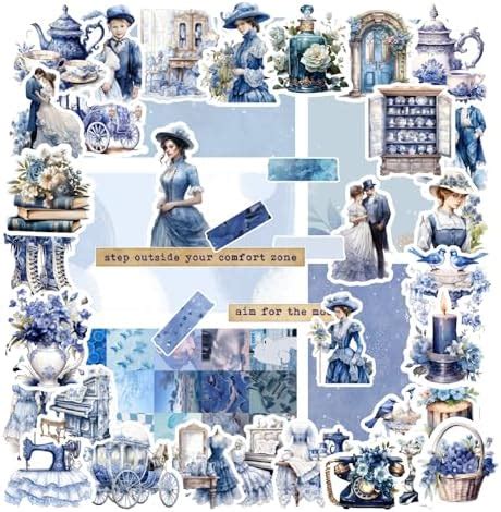 Color Theme Stickers Kit for Journal Diary Decor Scrapbook Stickers for ...