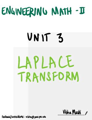 unit 5 : Fourier Series - ENGINEERING MATH II UNIT 5 FOURIER SERIES ...