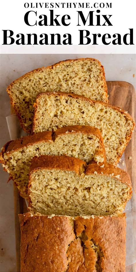 Image result for Banana Bread Using Box Cake Mix
