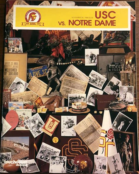 1988 Notre Dame Fighting Irish Football Game Publications – SportsPaper ...