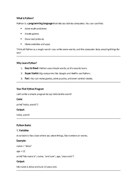 What is Python - What is Python? Python is a programming language that ...