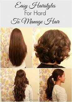 Easy To Manage Hairstyles For Thick Hair by Easy Hair Styles For To Manage Hair Easy To Manage Hairstyles For Thick Hair