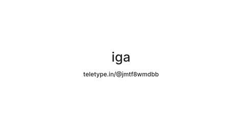 iga — Teletype