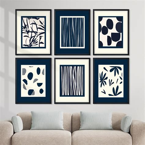 NoWorries Abstract Wall art decor frames for living room/Framed Wall ...