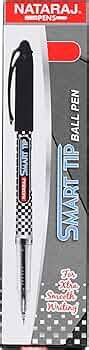 Nataraj Pens Smart Tip Ball Pen, Black - Price History