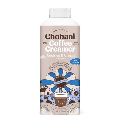 Amazon.com: Chobani® Cookies & Cream Flavored Coffee Creamer 24 fl oz ...