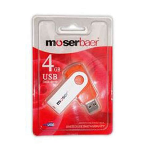 Moserbaer Swivel 4 gb pendrive USB Drive (with antivirus) : Amazon.in ...