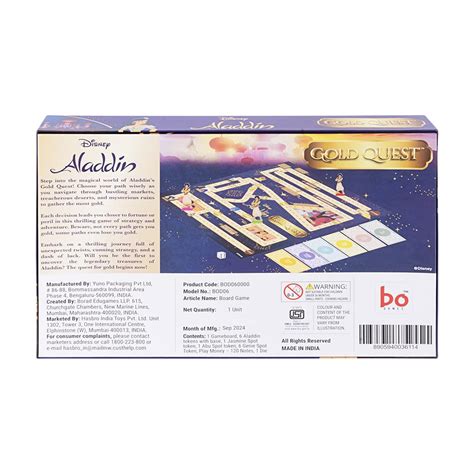 Buy BO Games Gold Quest, Aladdin | Adventure with Disney's Aladdin ...
