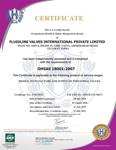 Company Achievements - Fluidline Exacta International