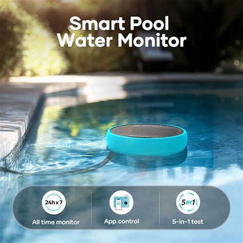 AIPER HydroComm Smart Pool Monitor, 24/7 Digital India | Ubuy