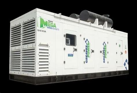 Diesel Generator Sets - Greaves 1010 KVA Silent DG Set Service Provider ...
