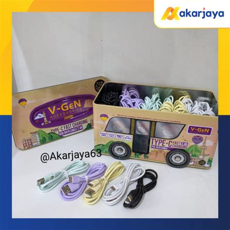 Jual VGEN VCTC6-02 Kabel Data V-Gen Type C 2,4A 1m Tipe C USB Data ...