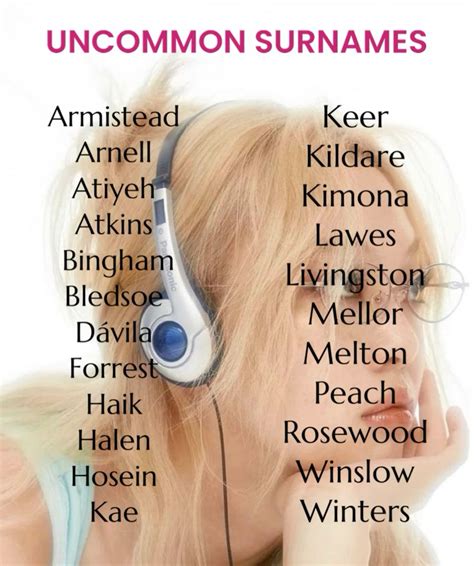 #surnames #last #names #common #uncommon | Last names for characters ...