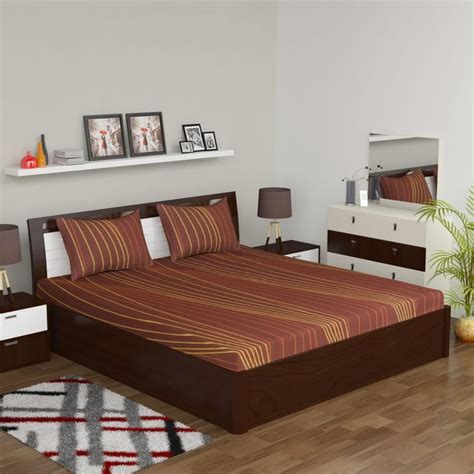 Buy PORTICO Marvella 3-Pc. Queen Size Bedsheet Set - 224 x 254 cm from ...