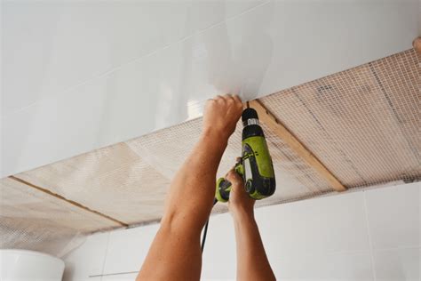 Installing PVC Ceiling Panels Over Drywall 的图像结果