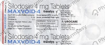 Maxvoid 4 MG Tablet (10): Uses, Side Effects, Price & Dosage | PharmEasy