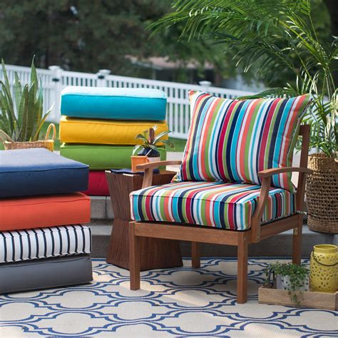 Belham Living Surfside 25 in. Sunbrella Outdoor Corded Cushion and ...