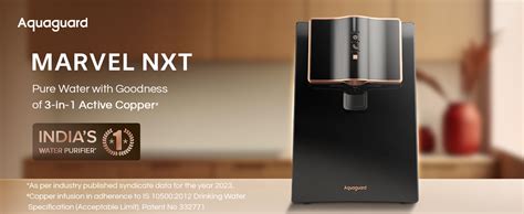 Aquaguard Marvel NXT Active Copper RO+UV+UF + 1 Free Alkaline Bottle ...