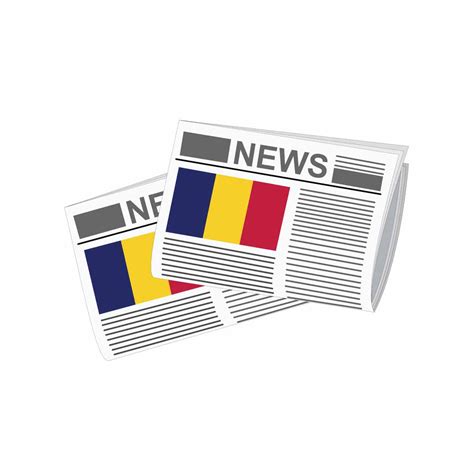 Chad Newspapers Vector Illustration – City Vectors