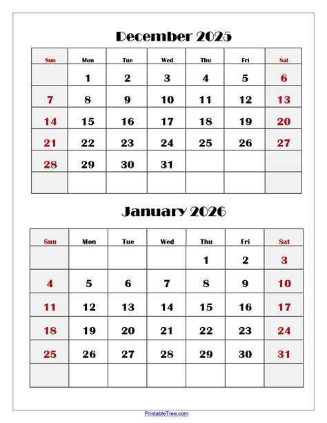 Two Months Calendar 2024-2025 Printable PDF | Double Month Calendar