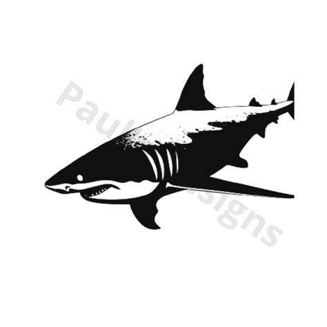 Jaw-some Shark SVG, Fearless Shark Attack SVG, Ocean Predator Shark SVG - Etsy