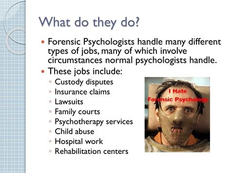 Forensic Psych What Is That 的图像结果
